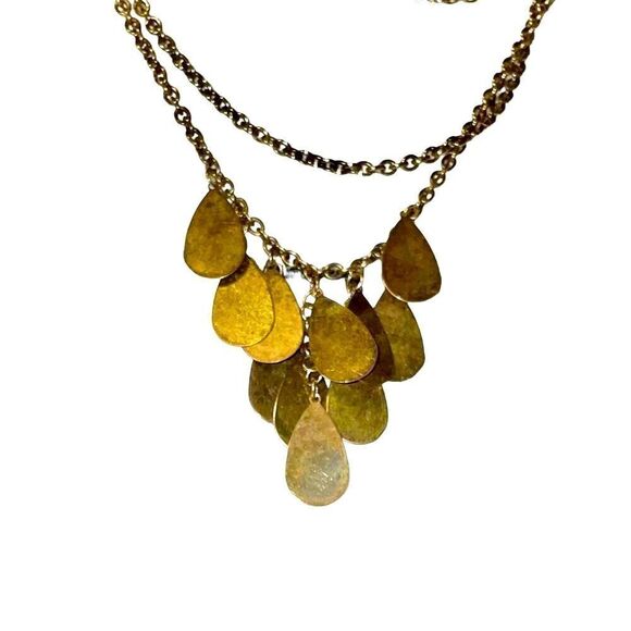 Philippe Audibert Vintage Golden Leaf Necklace - Picture 9 of 11